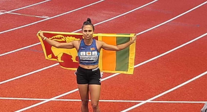 නදීෂාට ආසියානු රන් පදක්කමක්..